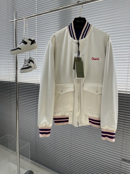 Gucci Pre Fall - Мужская двухсторонняя куртка бомбер TJ_3010GU2 Gucci Pre Fall - Мужская двухсторонняя куртка бомбер TJ_3010GU2