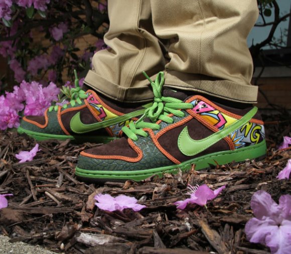 Nike SB Dunk Low De La Soul - Мужские кроссовки кеды ZO_1701NI1