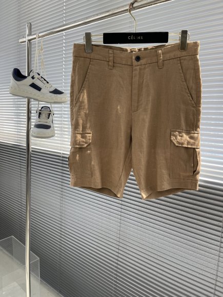 Loro Piana - Мужские льняные шорты костюм TJ_0506LP4 Loro Piana - Мужские льняные шорты костюм TJ_0506LP4