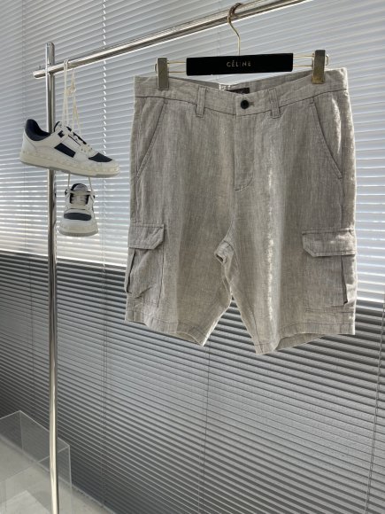 Loro Piana - Мужские льняные шорты костюм TJ_0506LP4 Loro Piana - Мужские льняные шорты костюм TJ_0506LP4