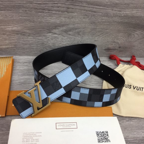 Louis Vuitton Мужской двусторонний ремень 4.0см. RE_1005LV1 Louis Vuitton Мужской двусторонний ремень 4.0см. RE_1005LV1