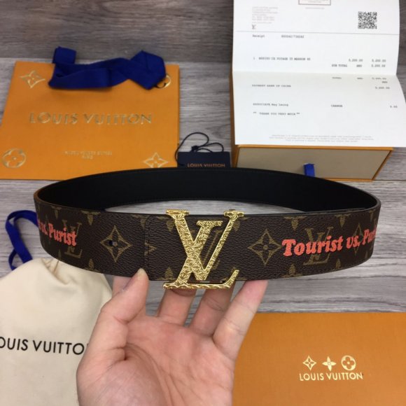 Louis Vuitton Женский двусторонний ремень 3.0см. RE_2901LV3 Louis Vuitton Женский двусторонний ремень 3.0см. RE_2901LV3
