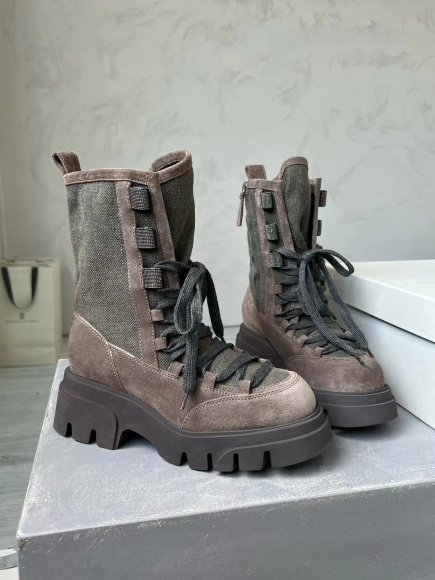 Brunello Cucinelli - Женские ботинки берцы N1_0408BC1