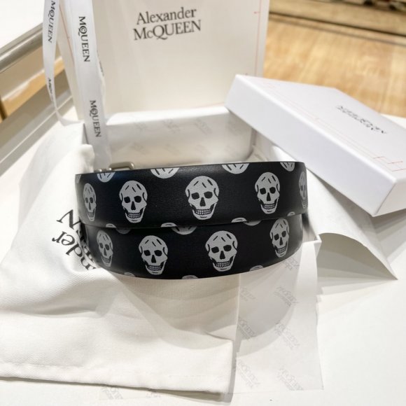 Alexander McQueen Мужской ремень 3.0см RE_1505AM1 Alexander McQueen Мужской ремень 3.0см RE_1505AM1