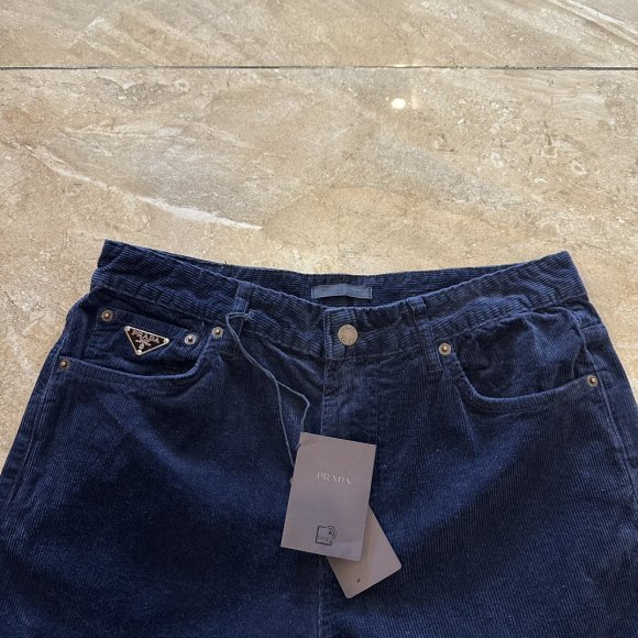 Prada - Мужские вельветовые штаны брюки MI_1911PR4