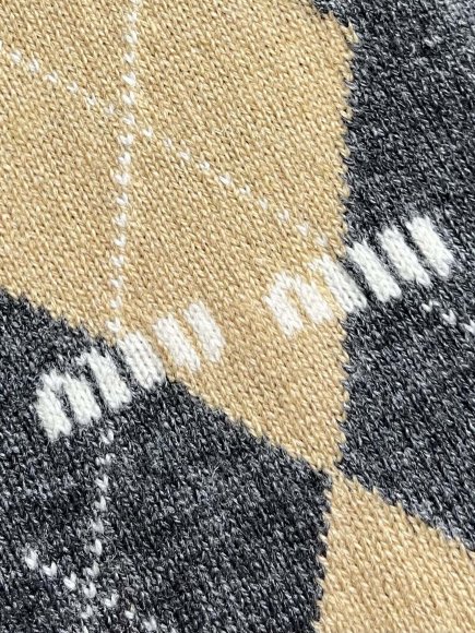 Miu Miu - Мужская кофта свитер поло кардиган DZ_2409MM8