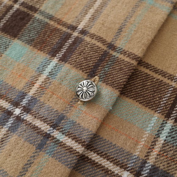 Chrome Hearts - Мужская фланелевая рубашка жакет ACE_1908CH5