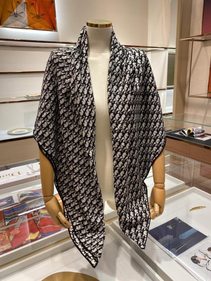 Dior - Кашемировый шарф платок JX_0412DI9