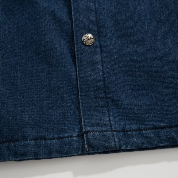 Chrome Hearts - Мужская джинсовая стеганая куртка ветровка ACE_1908CH6 Chrome Hearts - Мужская джинсовая стеганая куртка ветровка ACE_1908CH6