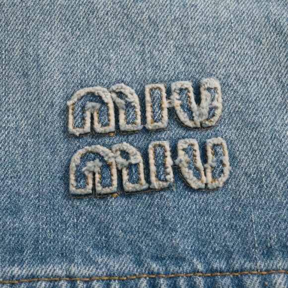 Miu Miu - Мужская джинсовая рубашка куртка ACE_1908MM7 Miu Miu - Мужская джинсовая рубашка куртка ACE_1908MM7