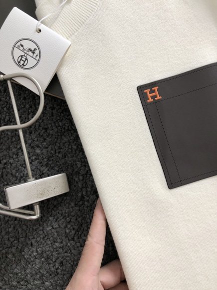 Hermes - Мужская кофта свитер пуловер DF_2509HE12