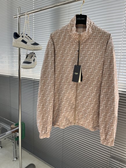 Fendi - Мужская двусторонняя куртка ветровка DZ_1109FE10