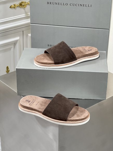 Brunello Cucinelli Urban - Мужские шлепанцы сланцы BL_1203BC4