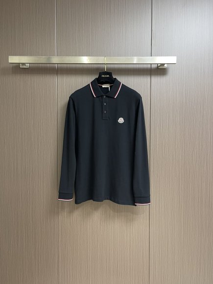 Moncler - Мужская кофта лонгслив поло DZ_0908MO5