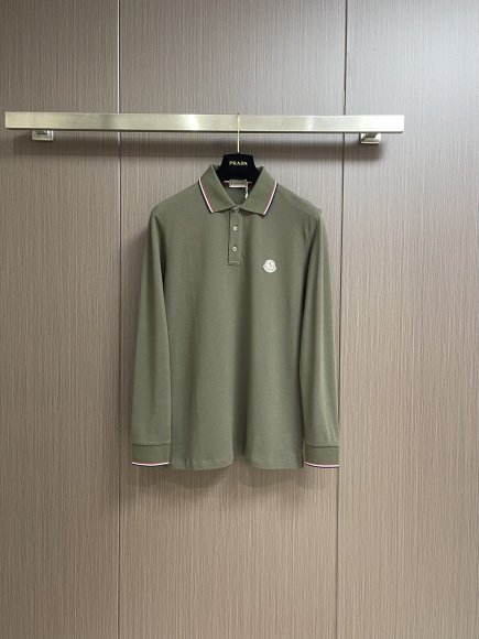 Moncler - Мужская кофта лонгслив поло DZ_0908MO5