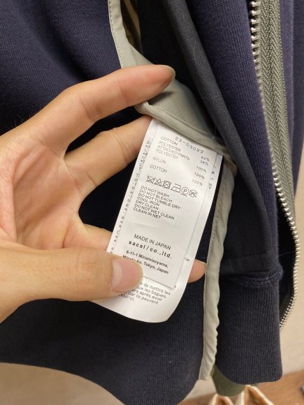 Sacai - Мужская кофта толстовка куртка DZ_1011SA4