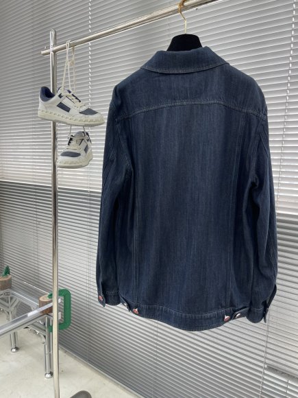 Kiton Napoli - Мужская джинсовая куртка рубашка TJ_0310KI3